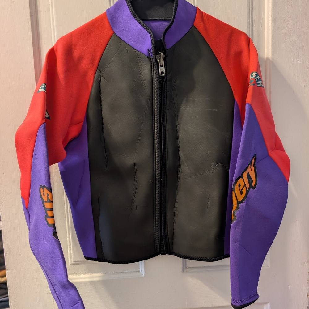 Hot Pink and Purple Neoprene Jacket